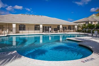 Resort-style swimming pool